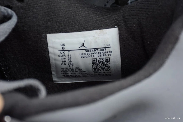 Chep Onekick Cool (2019) Air Retro Jordan Grey 308497-007 4 0519